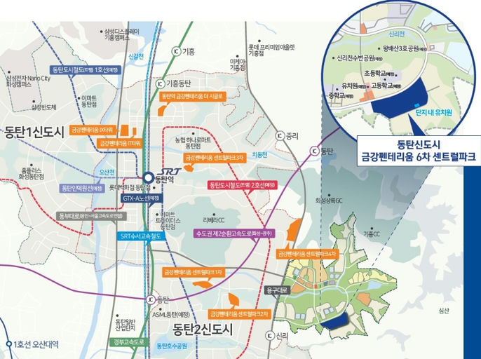 동탄신도시 금강펜테리움 6차 센트럴파크(A59블럭)(2차) 이미지 4