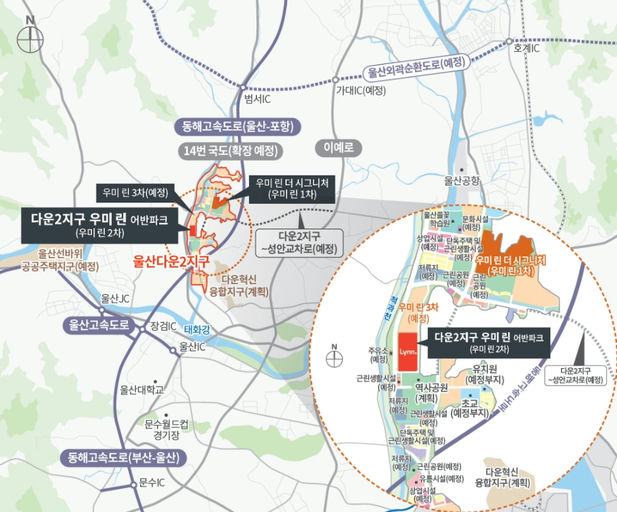울산 다운2지구 우미 린 어반파크 이미지 3