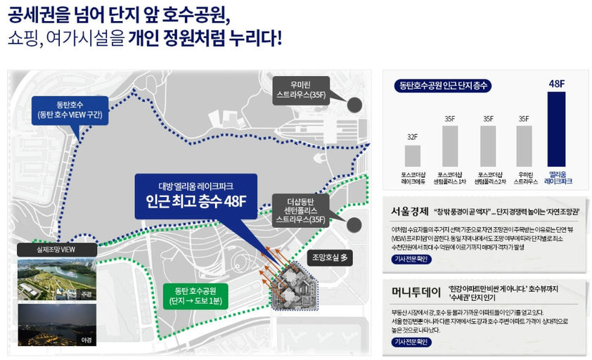 동탄2신도시 대방 엘리움 레이크파크 이미지 6
