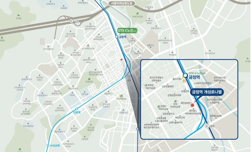 금정역 개성로니엘 오피스텔 이미지 4